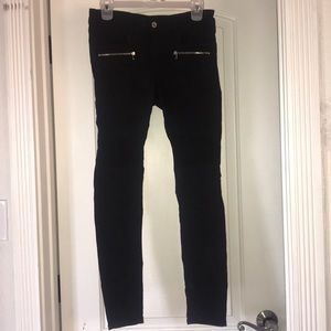 Size 6 black skinny joggers